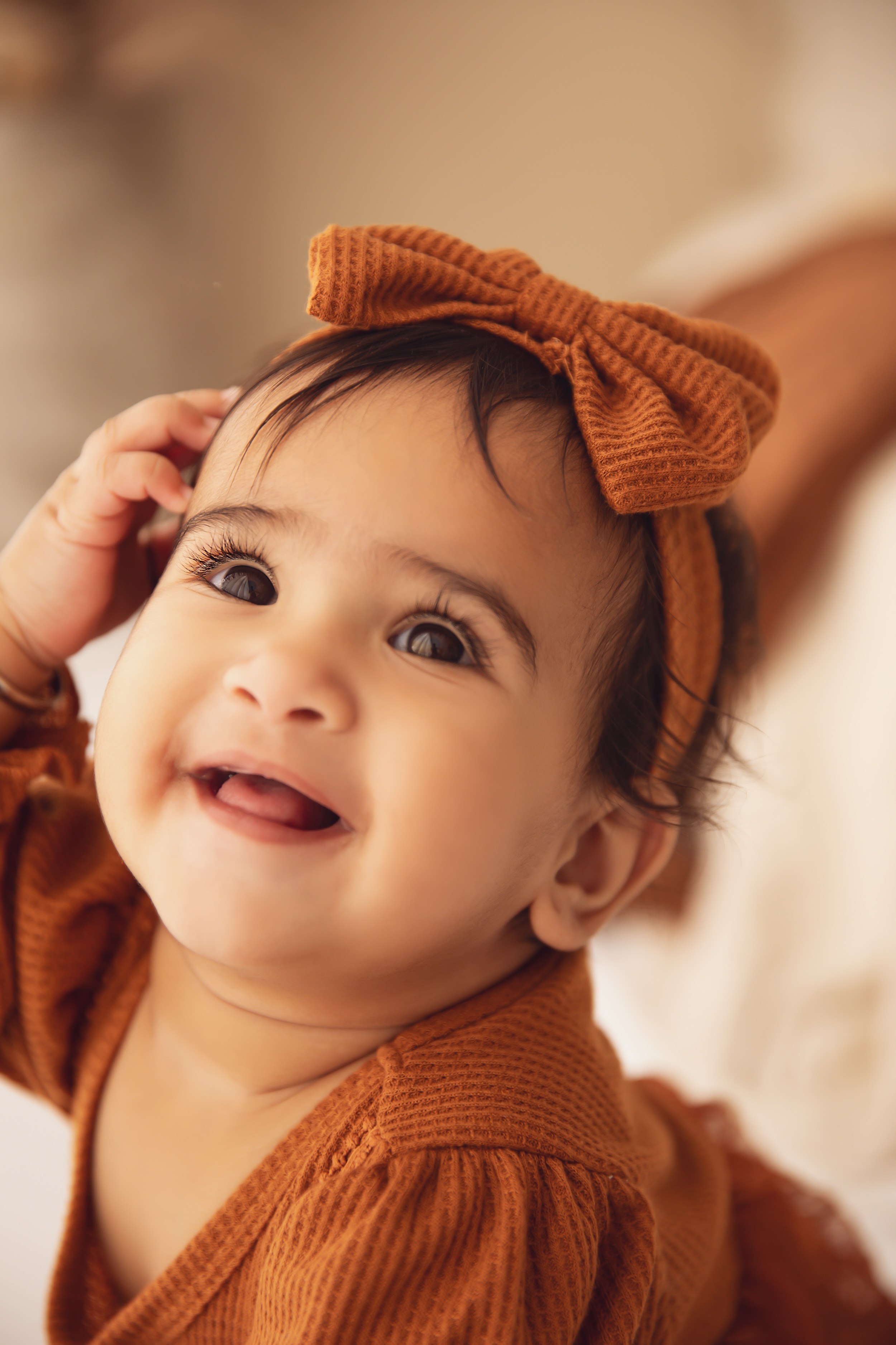 Baby milestone portrait